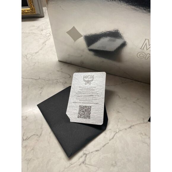 MCM Crocs Calab Silver Cardboard Storage Shoes Empty Box - L 13.5" H 5.5" W 9" - Picture 14 of 16